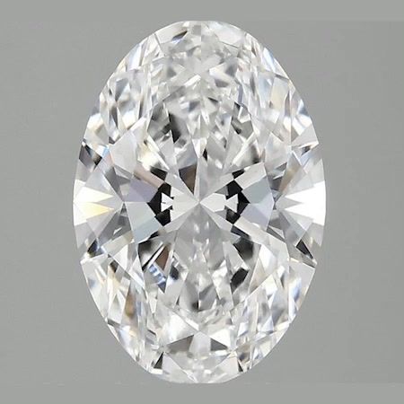 2.10 ct. oval Lab Grown Diamond front image