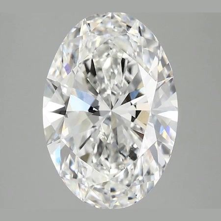 3.82 ct. oval Lab Grown Diamond front image