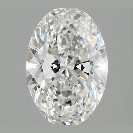 2.08 ct. oval Lab Grown Diamond front image
