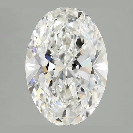 3.96 ct. oval Lab Grown Diamond front image