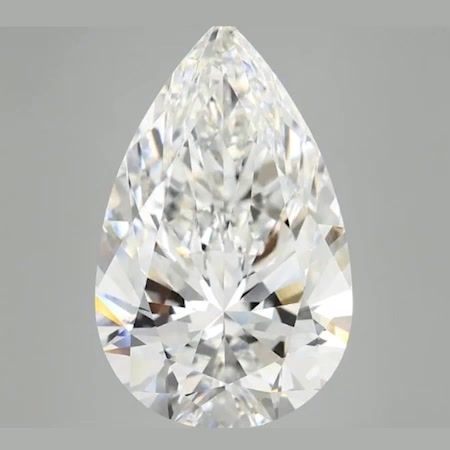 9.78 ct. pear Lab Grown Diamond front image