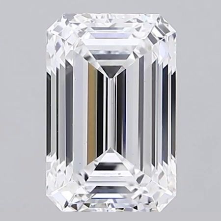 3.91 ct. emerald Lab Grown Diamond front image