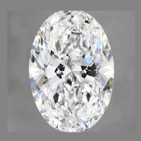 5.10 ct. oval Lab Grown Diamond front image