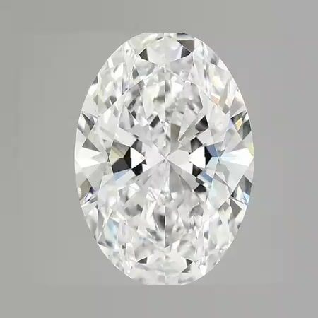 2.55 ct. oval Lab Grown Diamond front image
