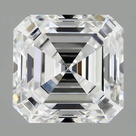 2.89 ct. asscher Lab Grown Diamond front image