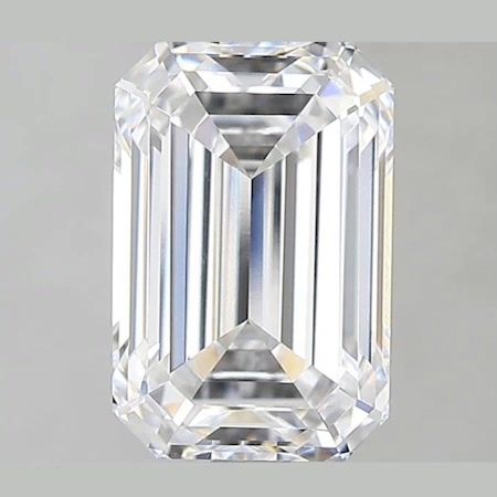 2.85 ct. emerald Lab Grown Diamond front image
