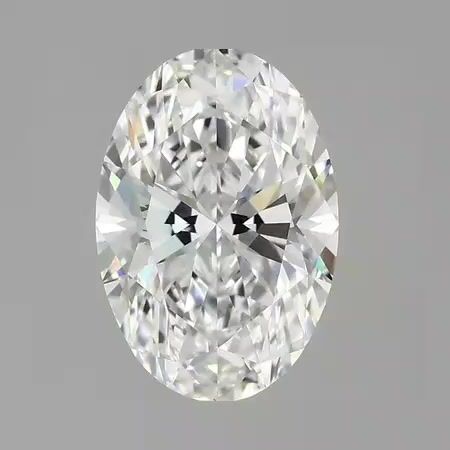 2.08 ct. oval Lab Grown Diamond front image