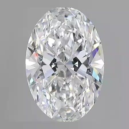 2.07 ct. oval Lab Grown Diamond front image