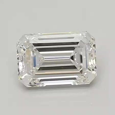 1.23 ct. emerald Lab Grown Diamond front image