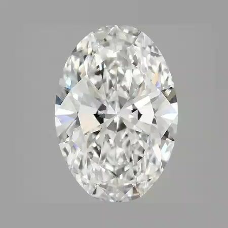 2.54 ct. oval Lab Grown Diamond front image