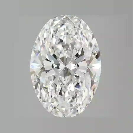 3.82 ct. oval Lab Grown Diamond front image