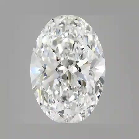 5.09 ct. oval Lab Grown Diamond front image