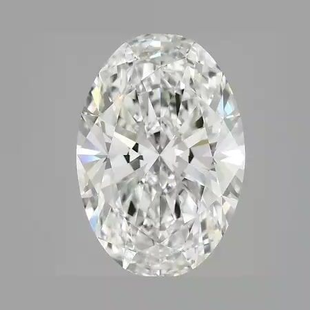 3.07 ct. oval Lab Grown Diamond front image