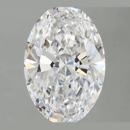 2.07 ct. oval Lab Grown Diamond front image