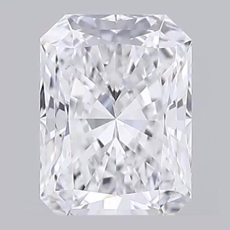 0.72 ct. radiant Lab Grown Diamond front image
