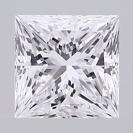 0.96 ct. princess Lab Grown Diamond front image