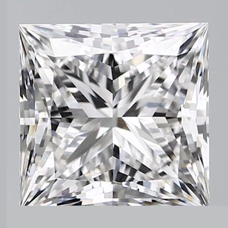 2.95 ct. princess Lab Grown Diamond front image