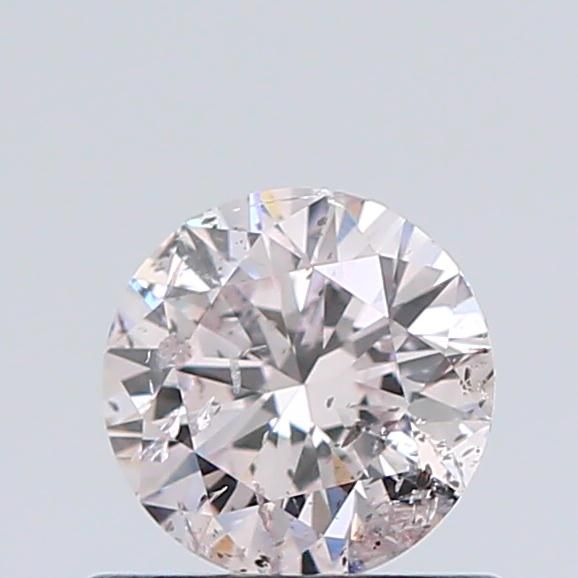 Diament 0.63 ct Faint Pink/I1