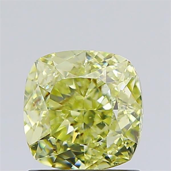 Diament 1.5 ct Fancy Light Brownish Greenish Yellow/SI1