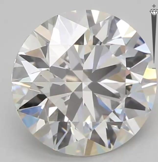 1.55 ct. round Lab Grown Diamond front image