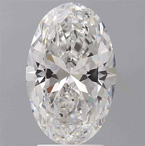 3.10 ct. oval Lab Grown Diamond front image