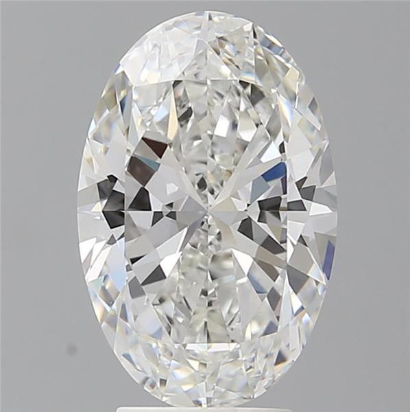 4.10 ct. oval Lab Grown Diamond front image