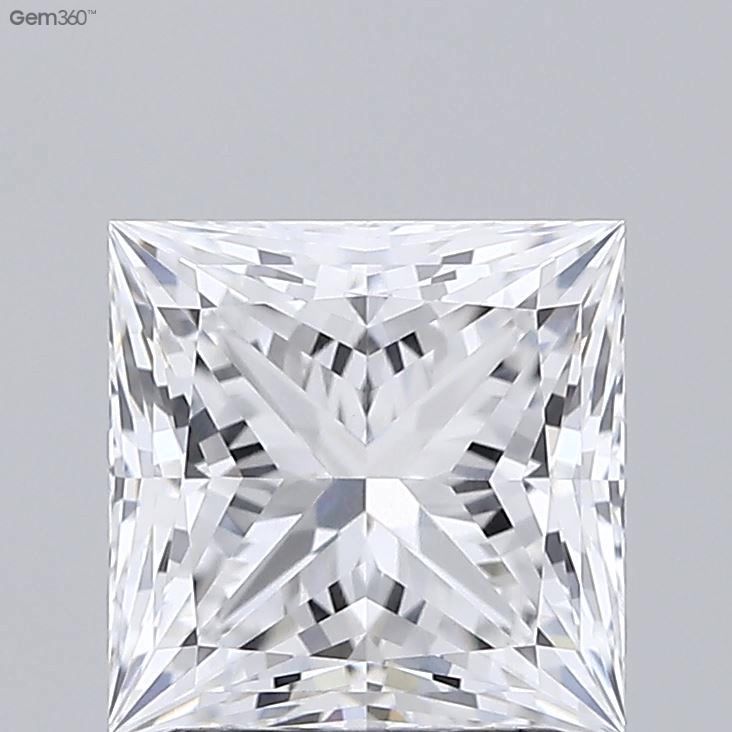 2.09 ct. princess Lab Grown Diamond front image