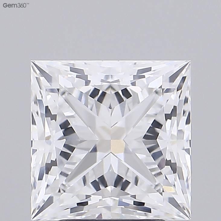 3.76 ct. princess Lab Grown Diamond front image