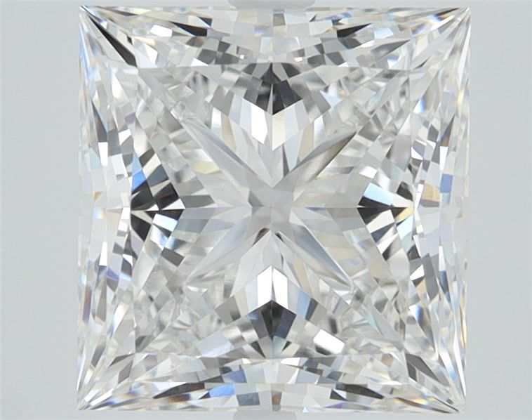 4.58 ct. princess Lab Grown Diamond front image