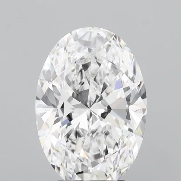 2.55 ct. oval Lab Grown Diamond front image