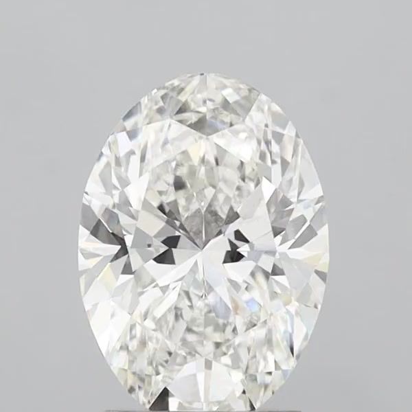 2.50 ct. oval Lab Grown Diamond front image