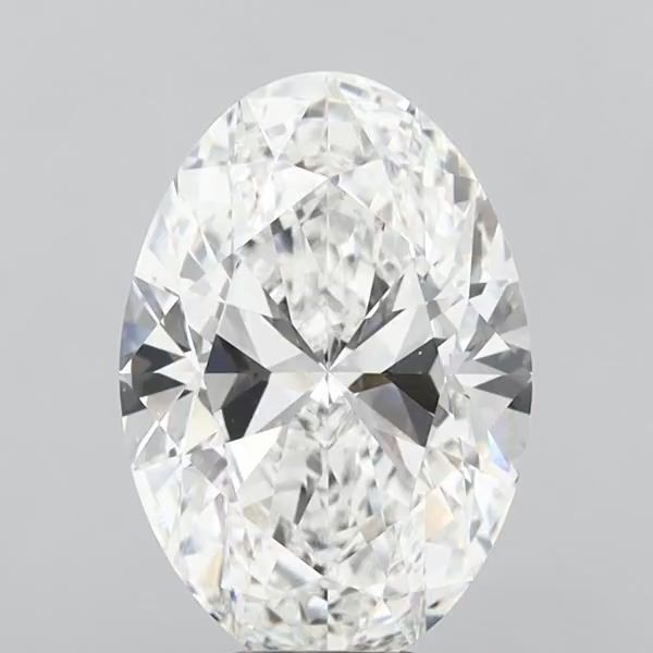 7.06 ct. oval Lab Grown Diamond front image