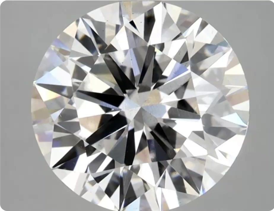 3.90 ct. round Lab Grown Diamond front image