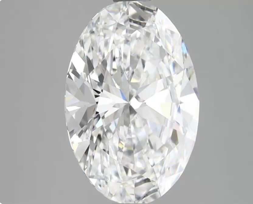 3.12 ct. oval Lab Grown Diamond front image
