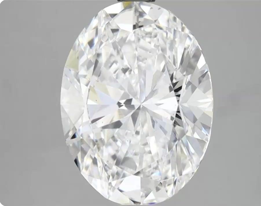 3.13 ct. oval Lab Grown Diamond front image