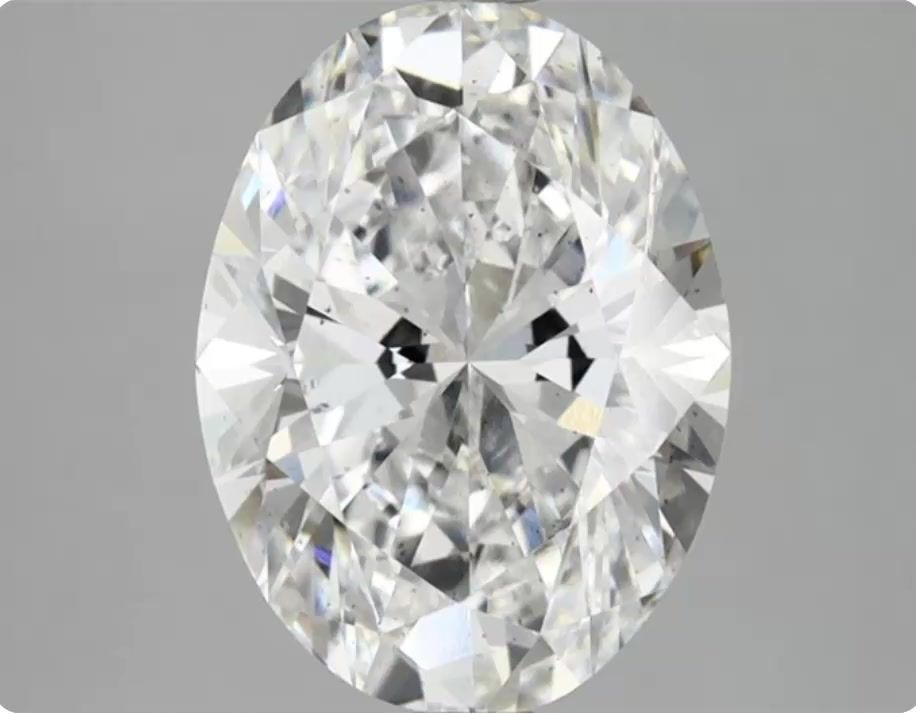 3.13 ct. oval Lab Grown Diamond front image