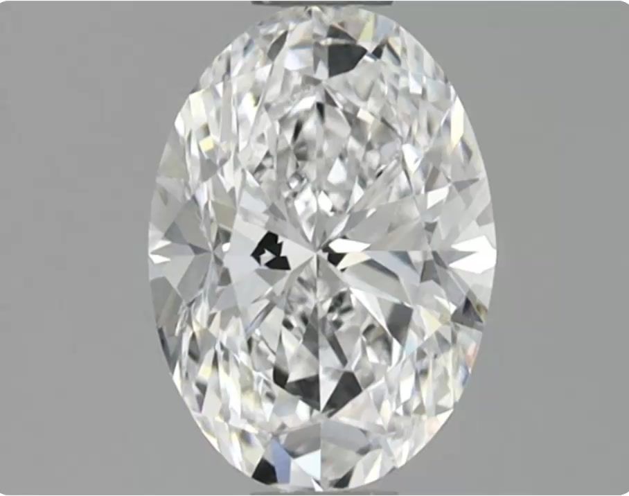 1.10 ct. oval Lab Grown Diamond front image