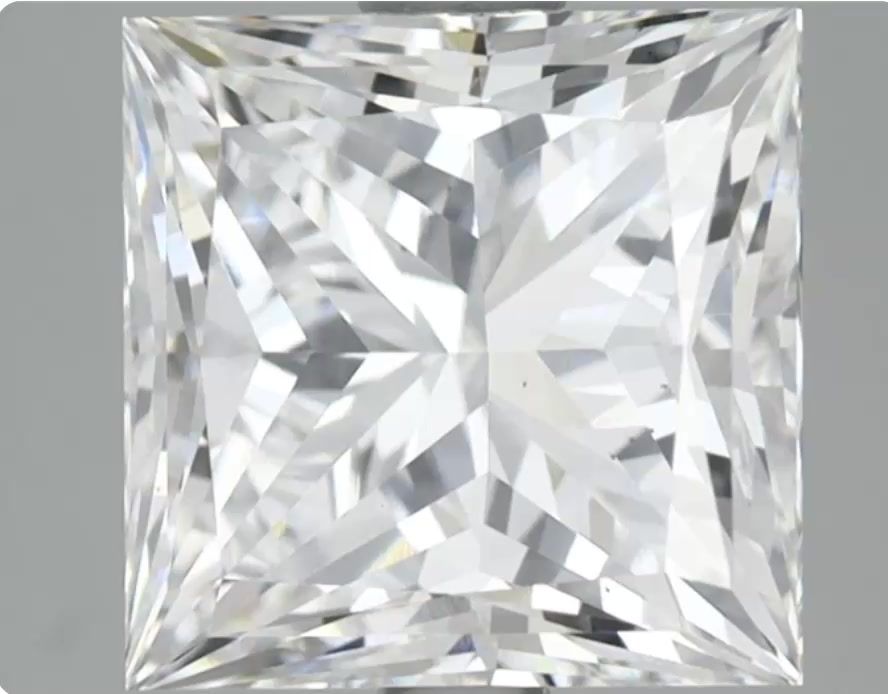 2.72 ct. princess Lab Grown Diamond front image