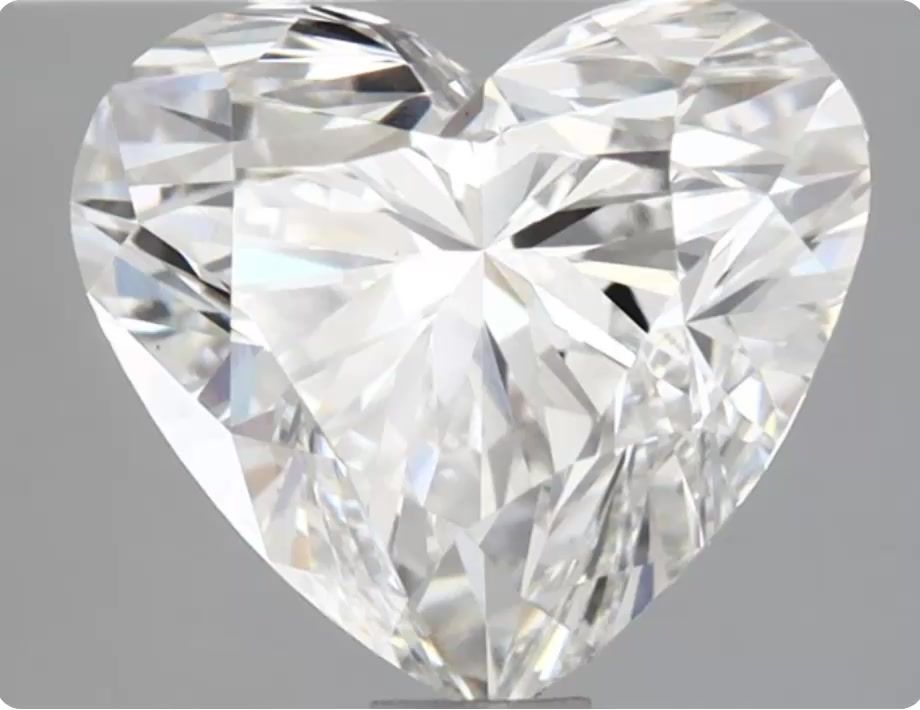 1.61 ct. heart Lab Grown Diamond front image