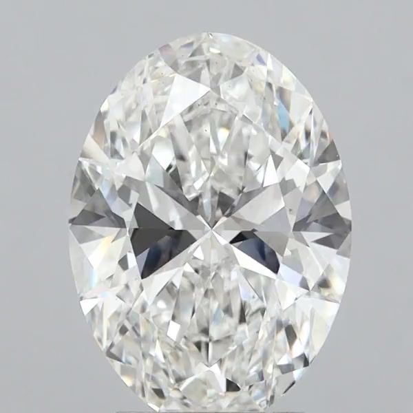 3.50 ct. oval Lab Grown Diamond front image