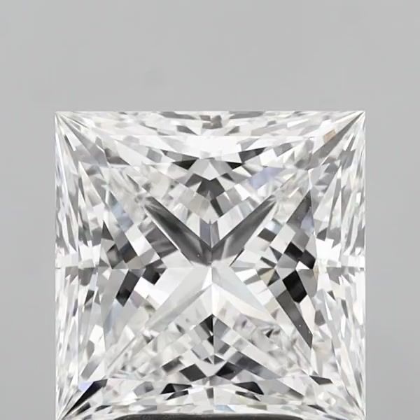 3.60 ct. princess Lab Grown Diamond front image