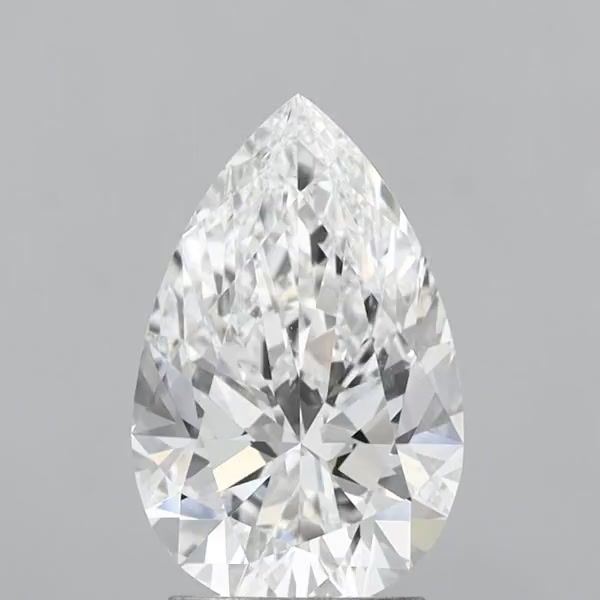 2.60 ct. pear Lab Grown Diamond front image