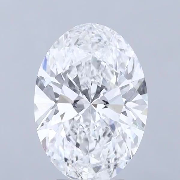 5.07 ct. oval Lab Grown Diamond front image