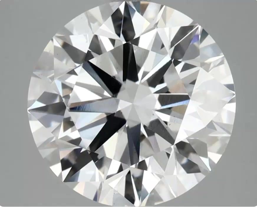 5.54 ct. round Lab Grown Diamond front image