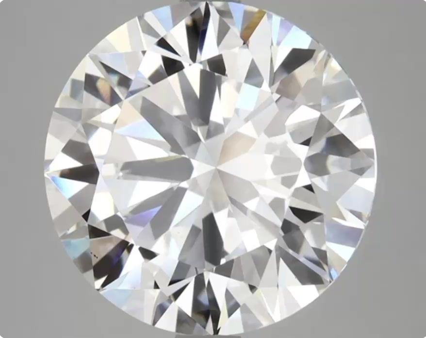 5.51 ct. round Lab Grown Diamond front image