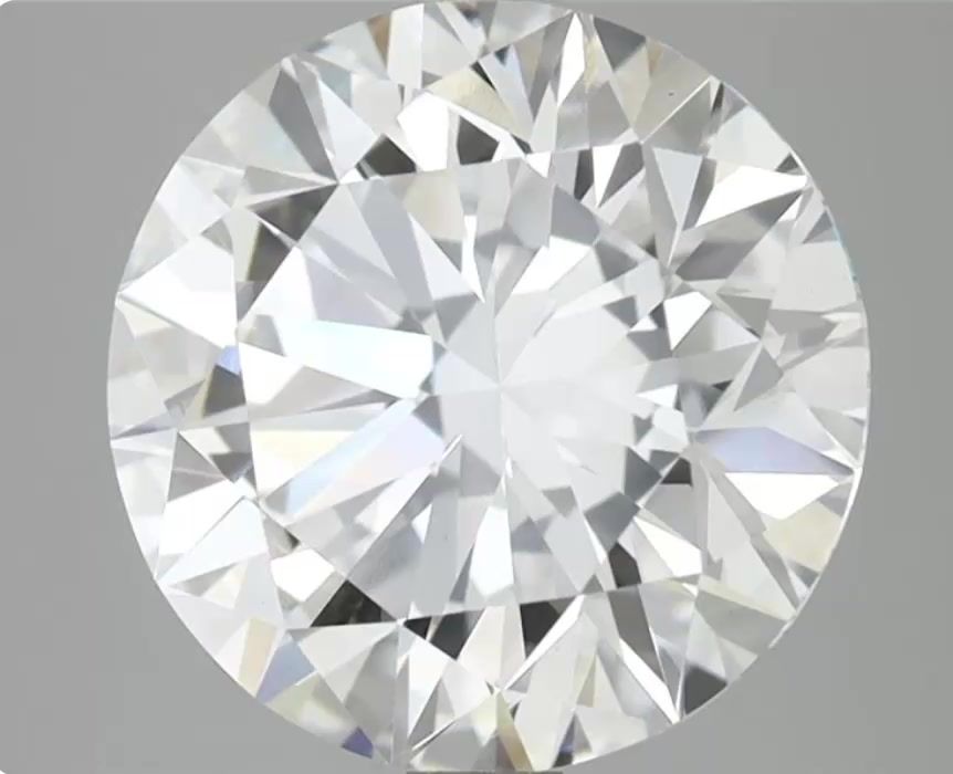 4.02 ct. round Lab Grown Diamond front image
