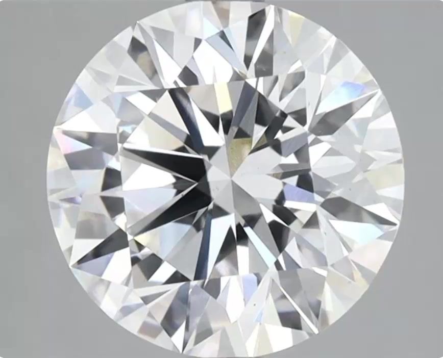 4.02 ct. round Lab Grown Diamond front image
