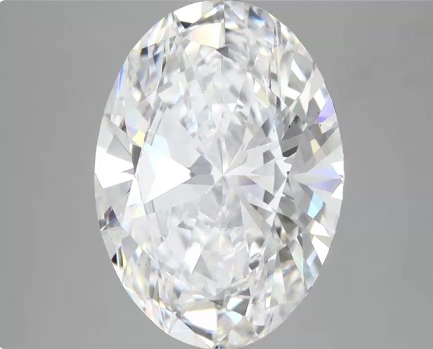 4.38 ct. oval Lab Grown Diamond front image