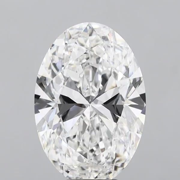 6.08 ct. oval Lab Grown Diamond front image
