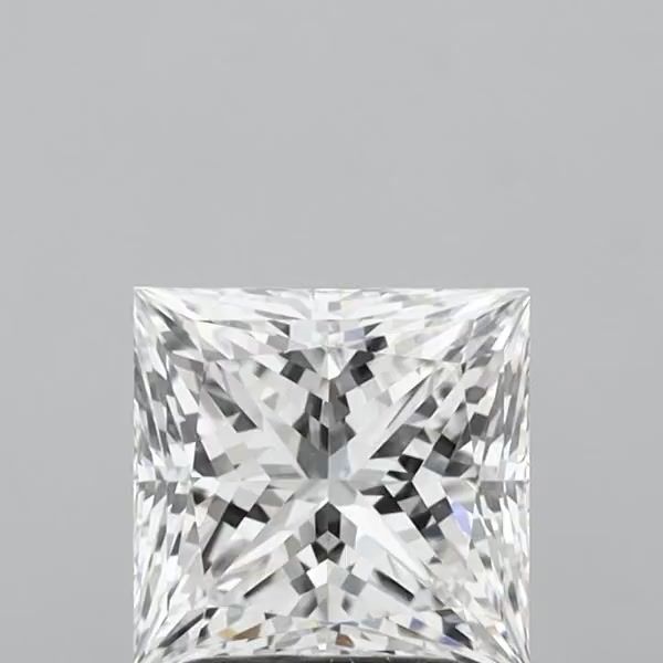 2.10 ct. princess Lab Grown Diamond front image